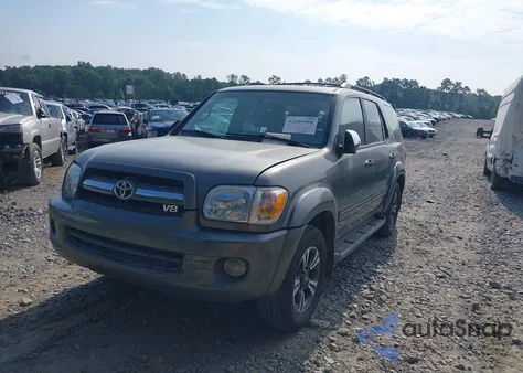 2007 Toyota Sequoia Limited V8 from USA, damaged, VIN 5TDBT48A37S282047